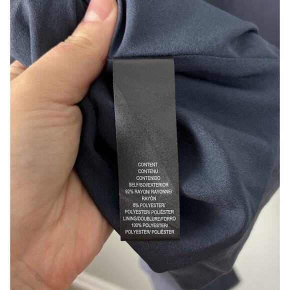 NWT Wayf Midnight Blue Pencil Straight Skirt Size XL Workplace Business Women’s - Picture 5 of 7